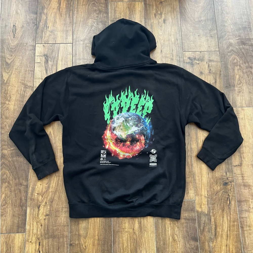 10.Deep Cataclysm Hoodie - Mens L (Oversized, Baggy)